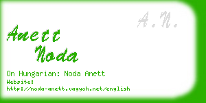 anett noda business card